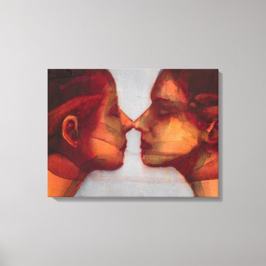 小型鏡ツイン2003-07 キャンバスプリント (正面)