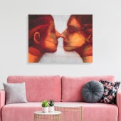 小型鏡ツイン2003-07 キャンバスプリント (インサイチュ (リビング))