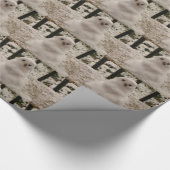 小型雪だるま包装紙 ラッピングペーパー (コーナー)