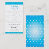 小型顔の説明書 名刺 (正面/裏面)