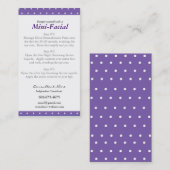 小型顔の説明書 名刺 (正面/裏面)