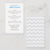 小型顔の説明書 名刺 (正面/裏面)