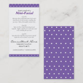 小型顔の説明書 名刺 (正面/裏面)