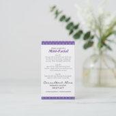 小型顔の説明書 名刺 (スタンド正面)