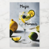 小型魔法液 ワインラベル (シングルラベル)