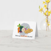 小型4インチx 5.6インチ折り畳み勇気付けられるカード カード (黄色い花)