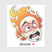 小型4" x 4"カットカスタムビニールステッカー シール (シート)