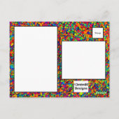 小型（ばちゃばちゃ）跳ねる – はがき (裏面)