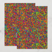 小型（ばちゃばちゃ）跳ねる – グリーティングカード シーズンカード (正面/裏面)