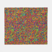 小型（ばちゃばちゃ）跳ねる-フリースブランケット フリースブランケット (正面(横))