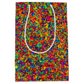 小型（ばちゃばちゃ）跳ねる-抱き枕 ミディアムペーパーバッグ (正面)