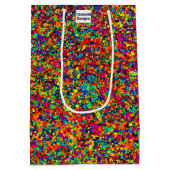 小型（ばちゃばちゃ）跳ねる-抱き枕 ミディアムペーパーバッグ (裏面)