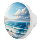 小型 – 航海の海セラミック引出しノブ セラミックノブ (右)