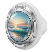 小型 – 航海の海セラミック引出しノブ セラミックノブ (右)