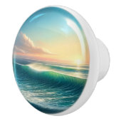 小型 – 航海の海セラミック引出しノブ セラミックノブ (右)