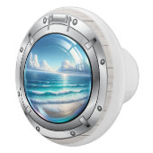 小型 – 航海の海セラミック引出しノブ セラミックノブ (右)