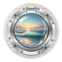 小型 – 航海の海セラミック引出しノブ