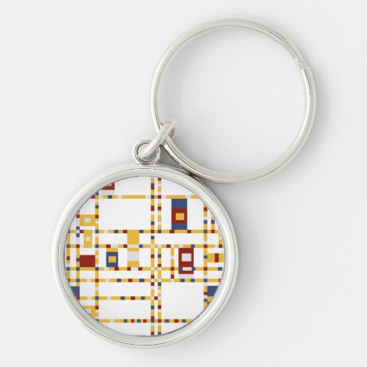 小型（1.44インチ）プレミアムラウンドキーチェーン キーホルダー (正面)