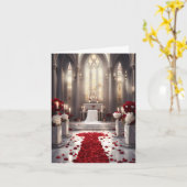 小型、4インチx 5.6インチカード カード (黄色い花)