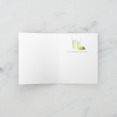 小型、4インチx 5.6インチ折り畳みグリーティングカード カード (内部)