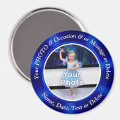 小型PHOTOマグネットによる冷蔵庫パーソナライズされた、 マグネット (正面/裏面)