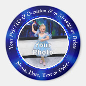 小型PHOTOマグネットによる冷蔵庫パーソナライズされた、 マグネット (正面)