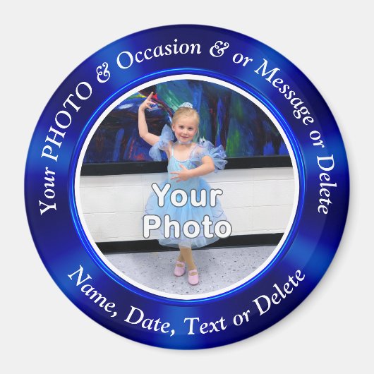 小型PHOTOマグネットによる冷蔵庫パーソナライズされた、 マグネット (正面)