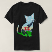 小声で話遠くにす Tシャツ (デザイン正面)