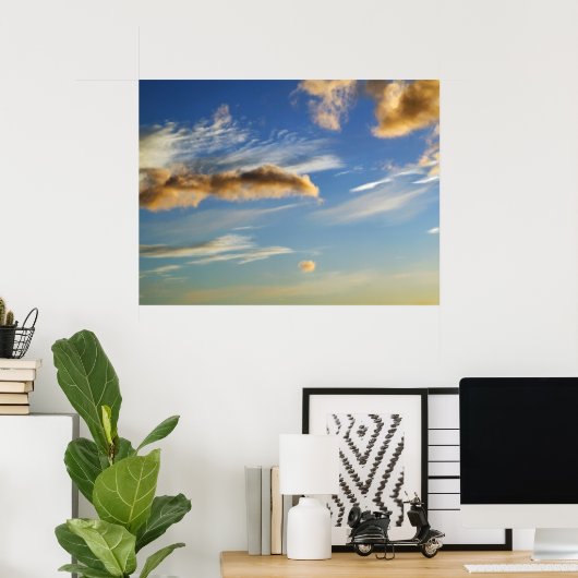 小声の雲 ポスター (ホームオフィス)