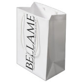 小売りまたはギフトのBellameの中型のバッグ ミディアムペーパーバッグ (裏面アングル)