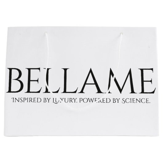 小売りまたはギフトのBellameの大きいバッグ ラージペーパーバッグ (正面)