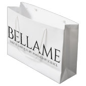 小売りまたはギフトのBellameの大きいバッグ ラージペーパーバッグ (正面アングル)