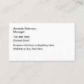 小売りユニフォームS 名刺 (裏面)