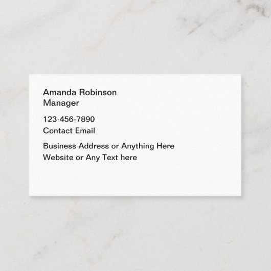 小売りユニフォームS 名刺 (裏面)