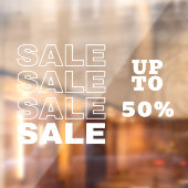 小売り SALE 窓用シール ウィンドウサイン (シート2)