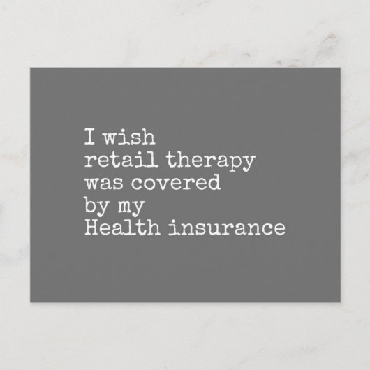 小売セラピー ポストカード (正面)