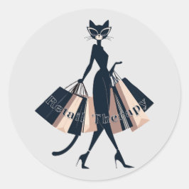 小売セラピー ラウンドシール