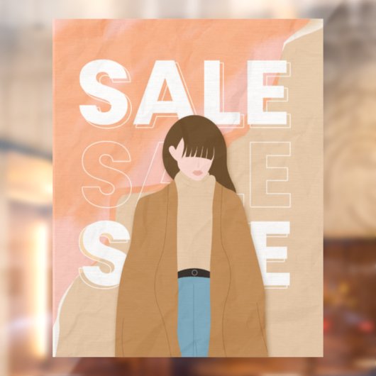 小売ファッション販売標識 ウィンドウサイン (シート2)