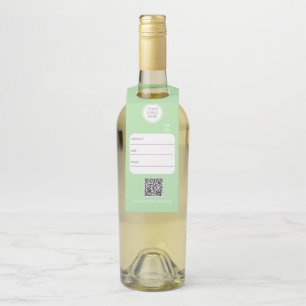 小売ロゴボトルハンガーラベル ボトルネックタグ