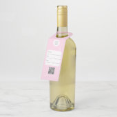 小売ロゴボトルハンガーラベル ボトルネックタグ (アングル)