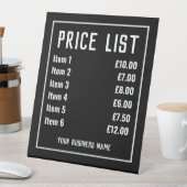 小売店価格表ペデスタル記号 台座サイン (インサイチュ)