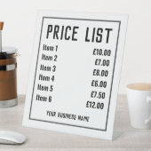 小売店価格表ペデスタル記号 台座サイン (インサイチュ)