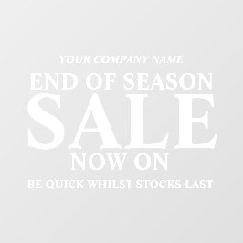 小売店店店店業看板ホワイト ウィンドウサイン