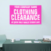 小売店舗店舗店舗営業看板バナー 横断幕 (トレードショー)