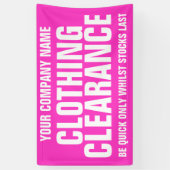 小売店舗店舗店舗営業看板バナー 横断幕 (縦)