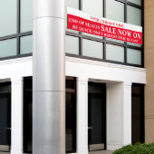 小売店舗店舗店舗営業看板バナー 横断幕 (ビルの外側)