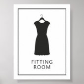 小売店舗用試着室又は脱衣室標識 ポスター (正面)