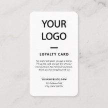 小売/ブティック顧客ロイヤリティ報酬カード