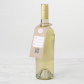 小売 ロゴ ボトル ハンガー タグ (アングル)