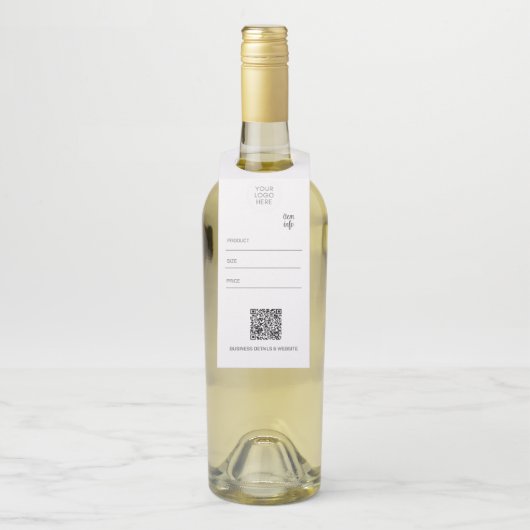 小売 ロゴ ボトル ハンガー タグ (ボトル)